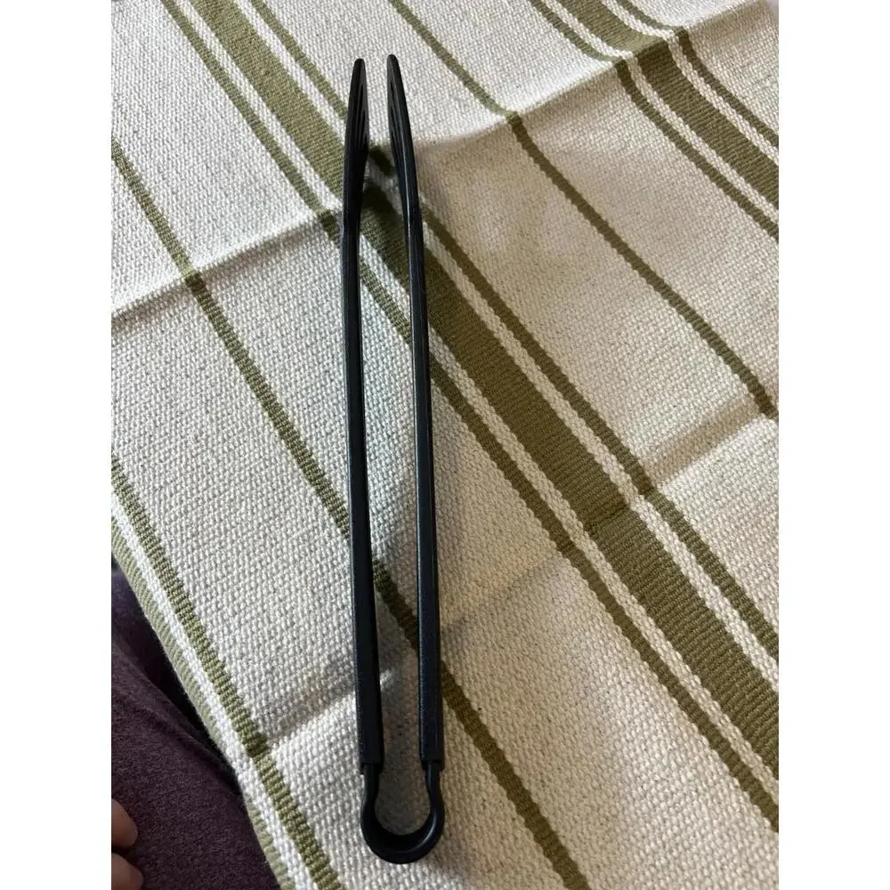 Chefmate Black Nylon Cooking Tongs 13 5/16 Inches Long‎